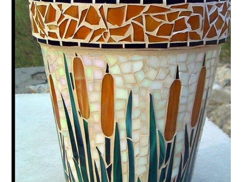 maceta mosaico Mexico 