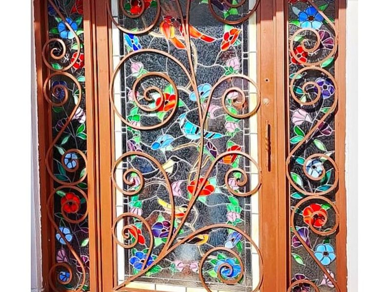 puerta mosaico Mexico 