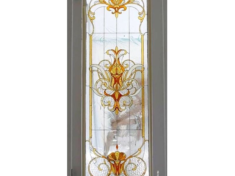 vitral dorado Mexico 