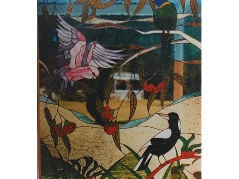 vitral aves Mexico 