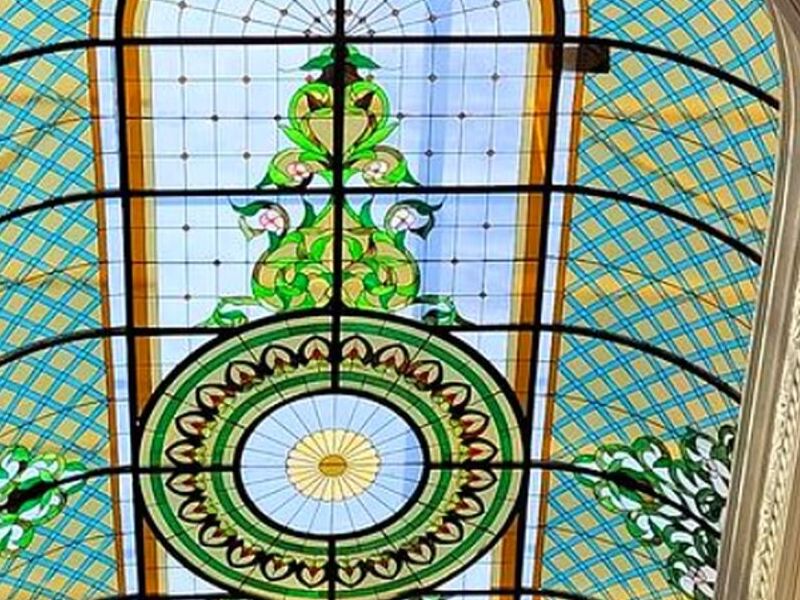vitral bosque Mexico 