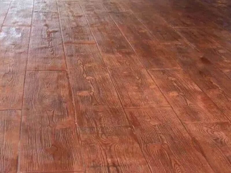 Piso Concreto Madera Rústica Ciudad México
