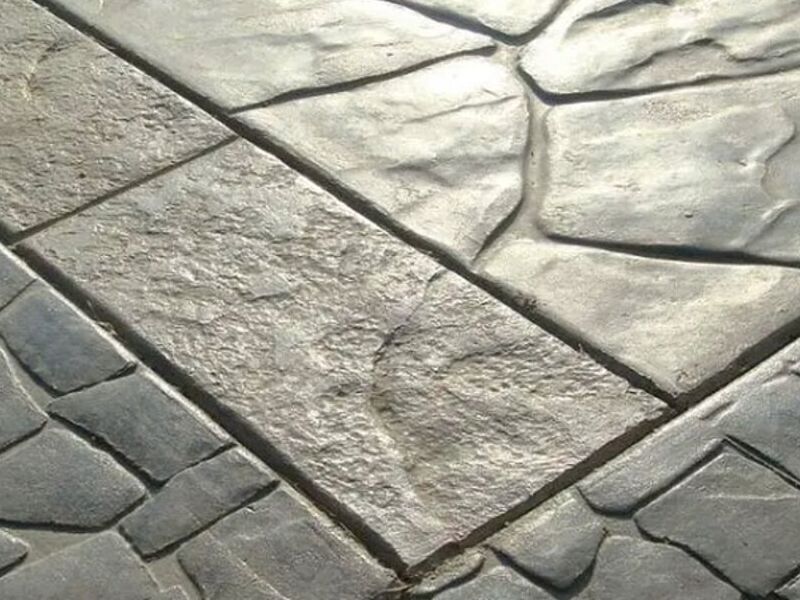 Piso Concreto Piedra Río Ciudad México