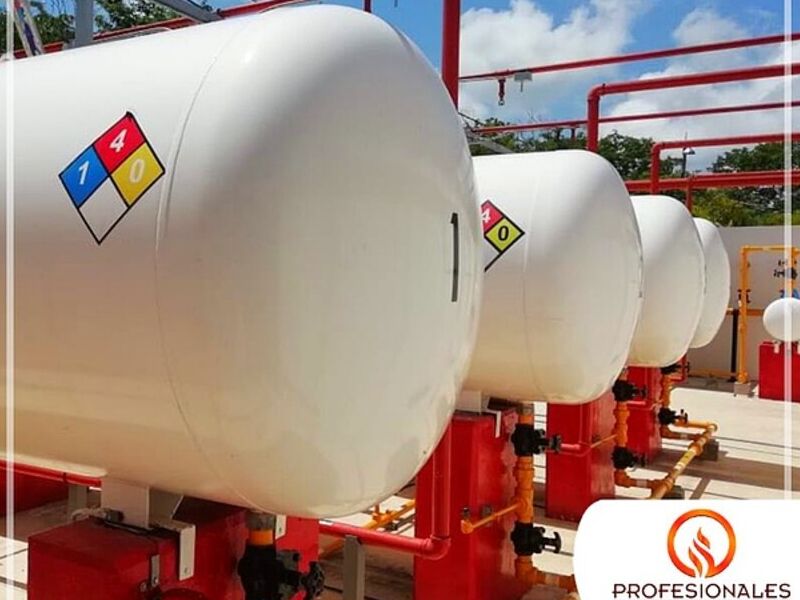 Instalación de Gas de uso Industrial-México