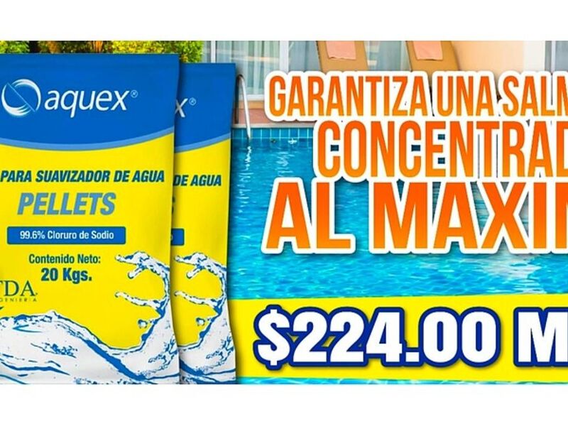 Sal pellets para suavizadores de agua-México