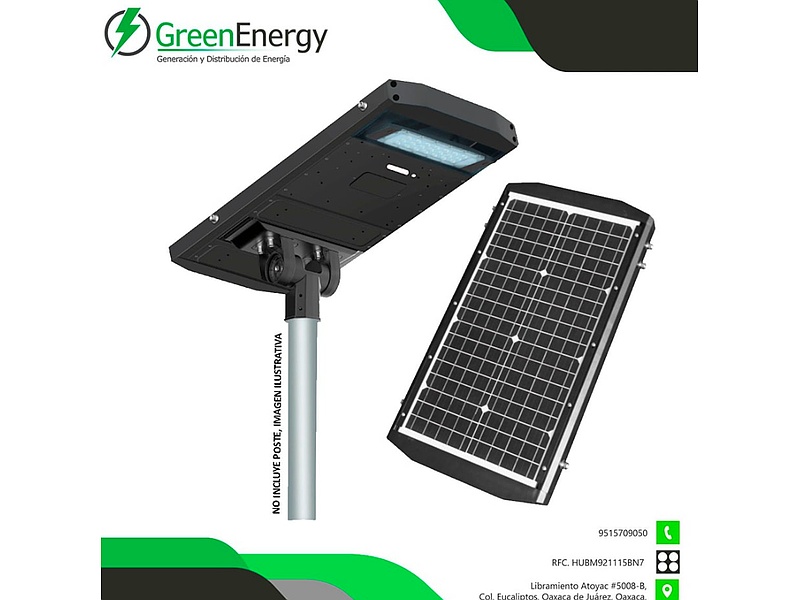 Luminaria Solar 40 Watts-México