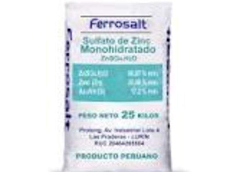 Sulfato zinc monohidrato México