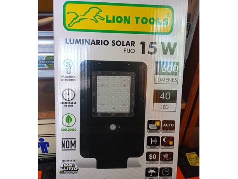 Luminario Solar Fijo 15W-México