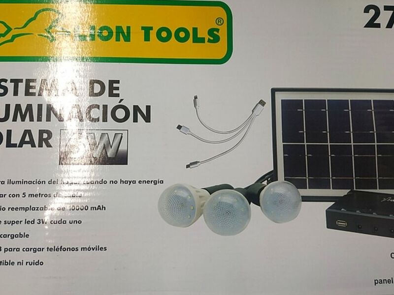 Iluminación solar portátil-México
