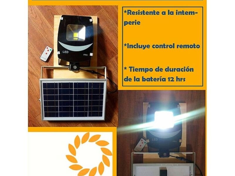 Luminaria solar 6500 lúmenes- México