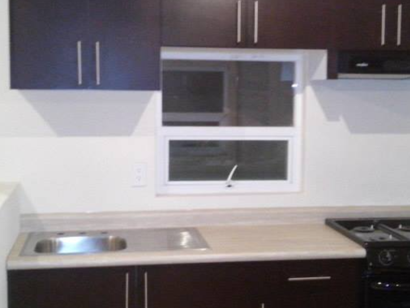 mueble cocina cajón madera oscura México