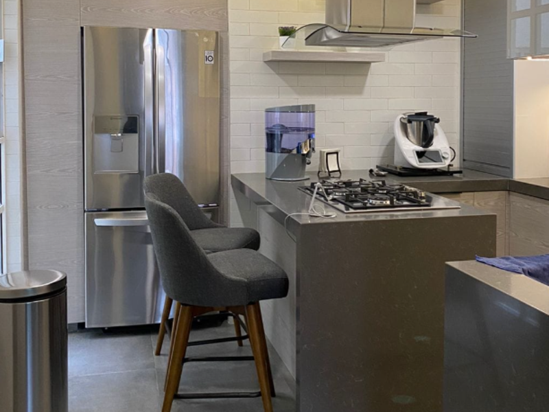 muebles cocinas gris México