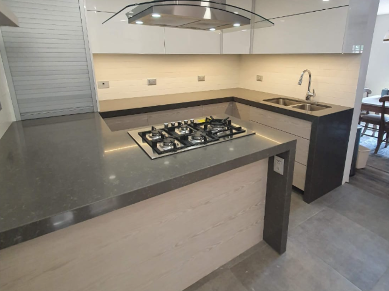 mueble cocina gris México