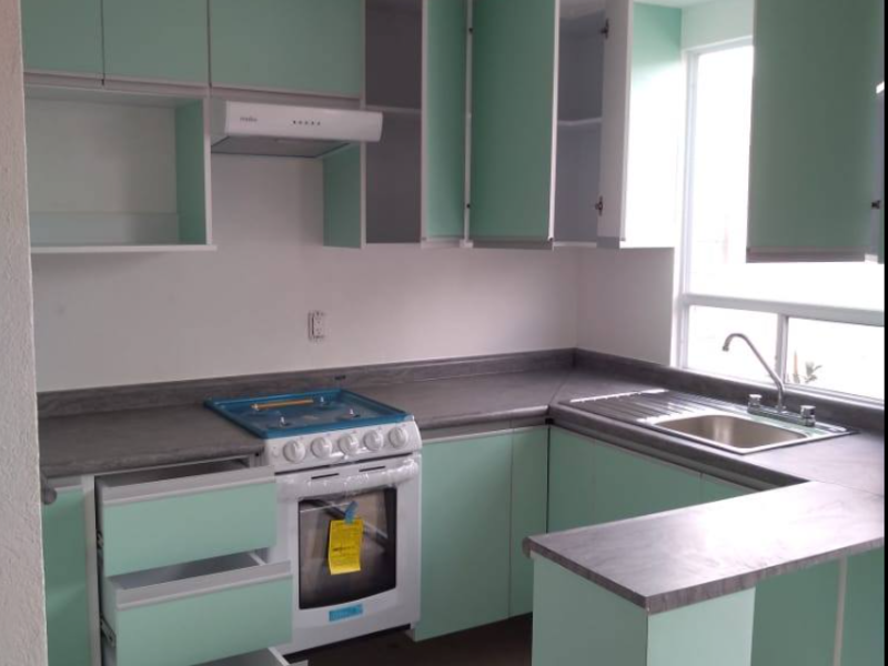 mueble cocina verde México