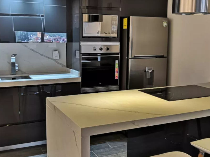 muebles cocina negro México