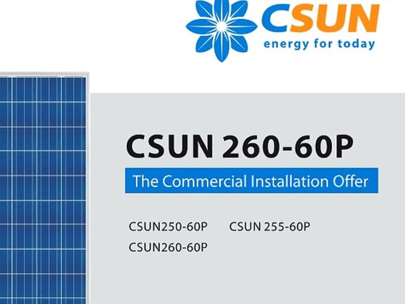 CSUN Panel Solar 260W-México