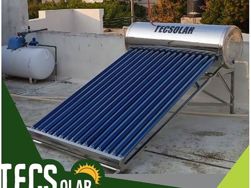 Calentador solar 12 tubos-México
