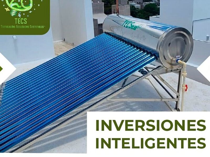 Calentador solar 20 tubos-México