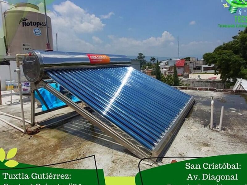 Calentador solar 30 tubos-México