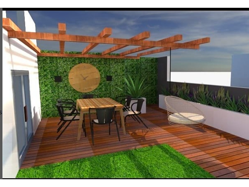 terraza moderna México 