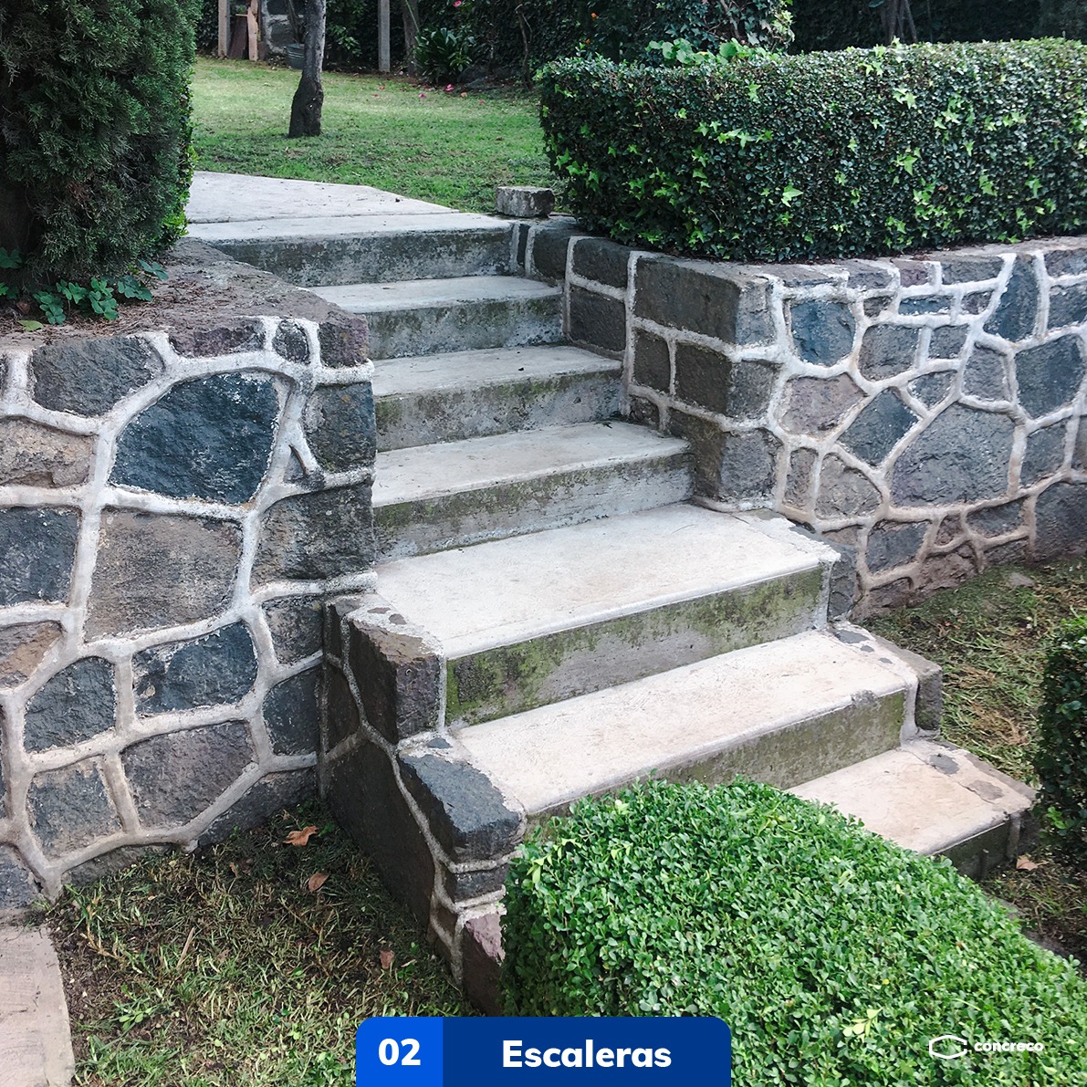 Escaleras de concreto Mexico