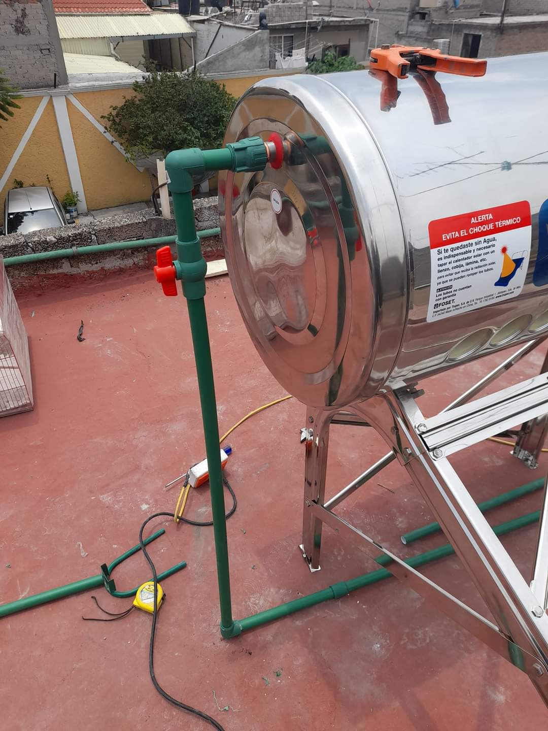 Instalación calentadores solares México