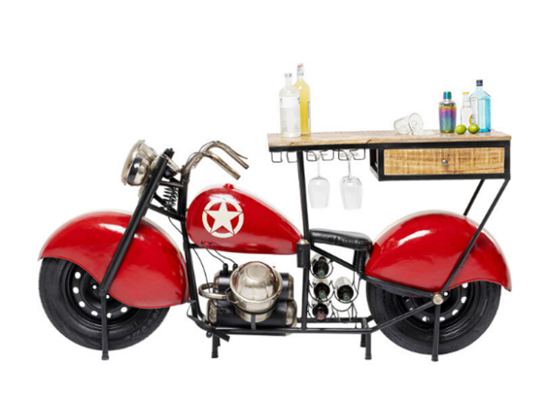 Bar Motorbike rojo