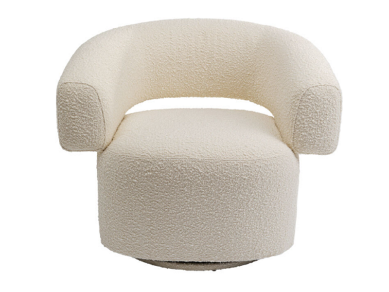Butaca Sillón giratorio Maye crema