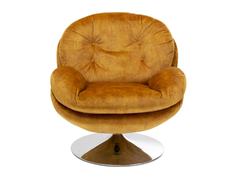 Butaca Sillón giratorio Cosy ámbar
