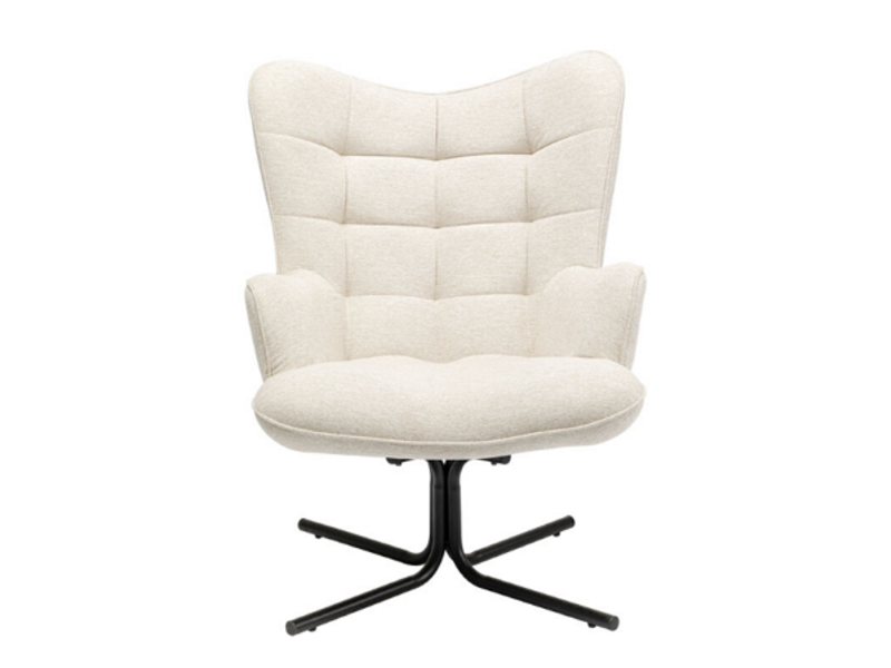 Butaca Sillón giratorio Oscar crema