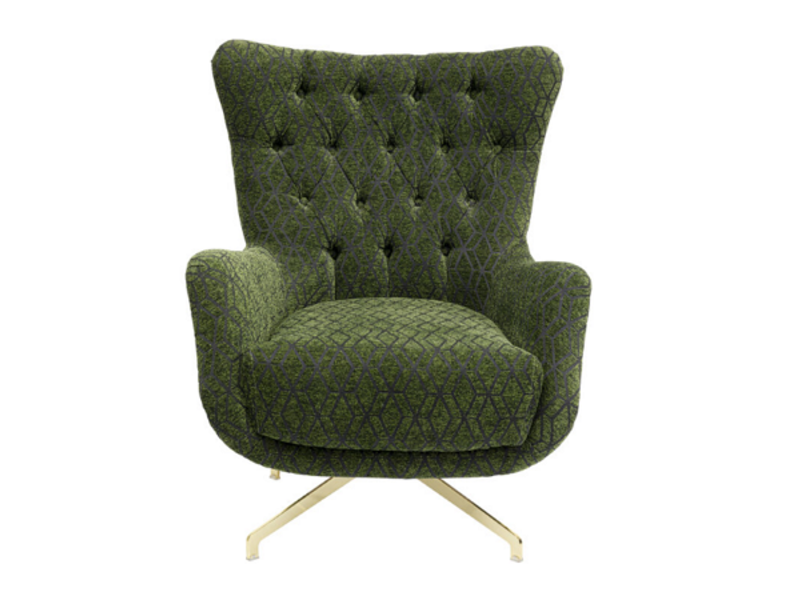 Butaca Sillón giratorio Bellini verde