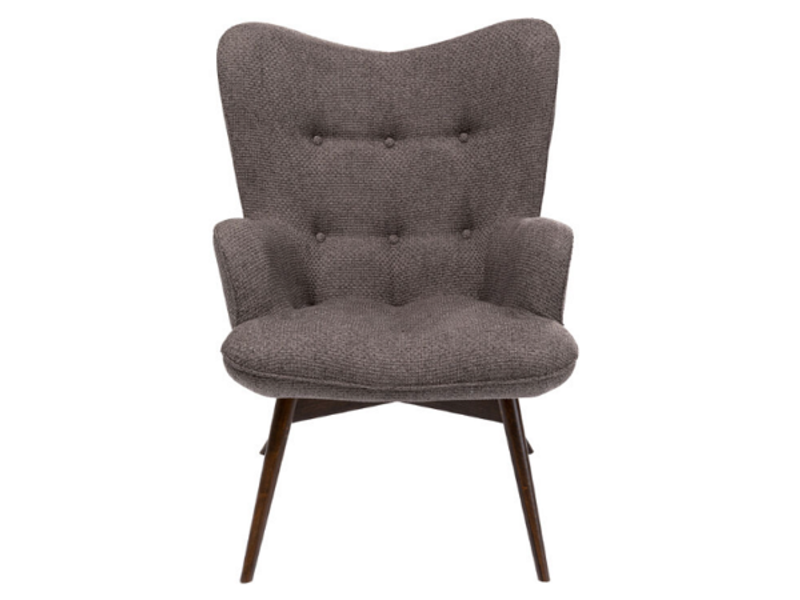 Butaca orejero Sillón Vicky Dolce marron