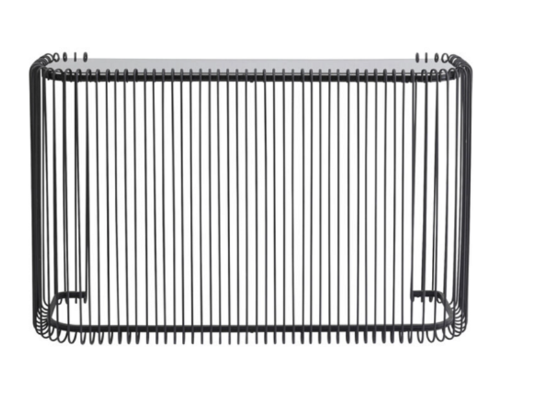 Consola Wire negro 142x89cm