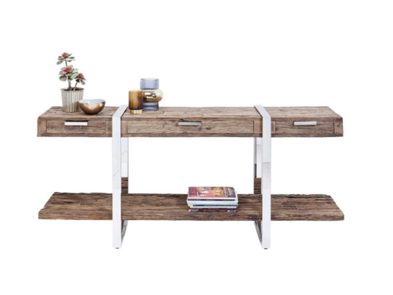 Consola Miami Loft Oro Mate 120cm
