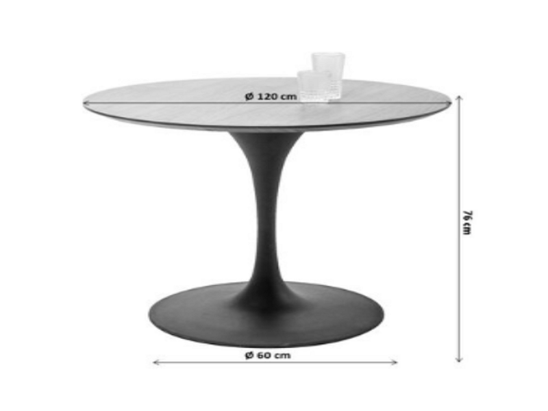Mesa Comedor Invitation Set zinc Ø120cm