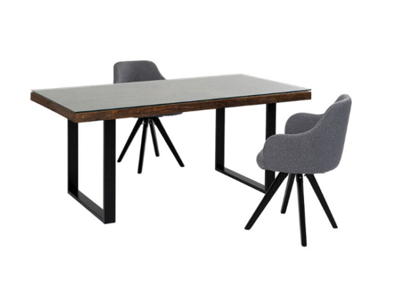 Mesa Comedor Conley negro 180x90