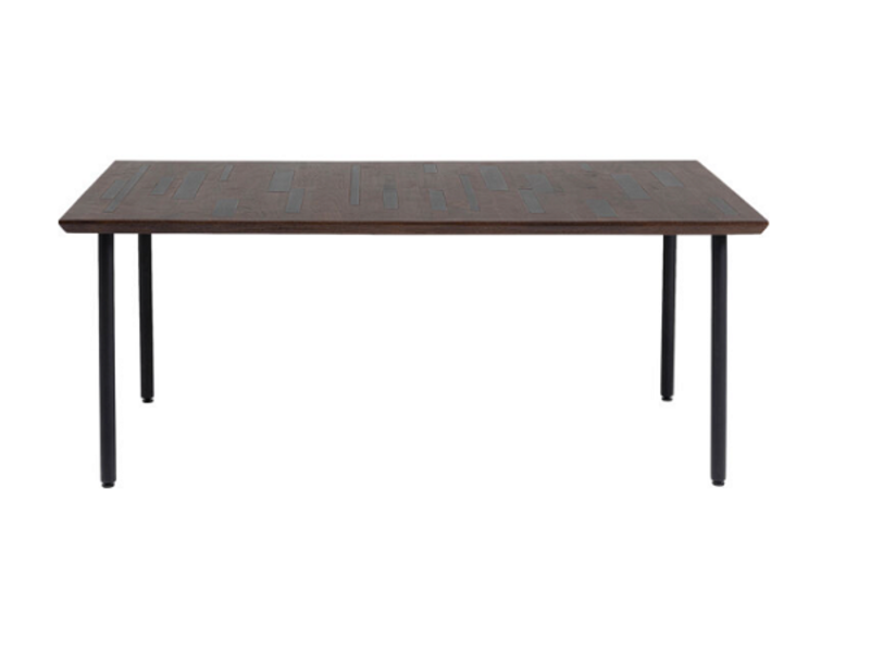 Mesa Comedor Jackie roble negro 180x90