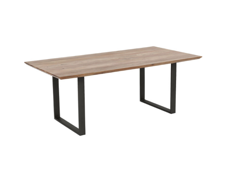 Mesa Comedor Symphony acero bruto 200x100
