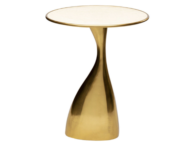Mesa auxiliar Spacey oro Ø36cm
