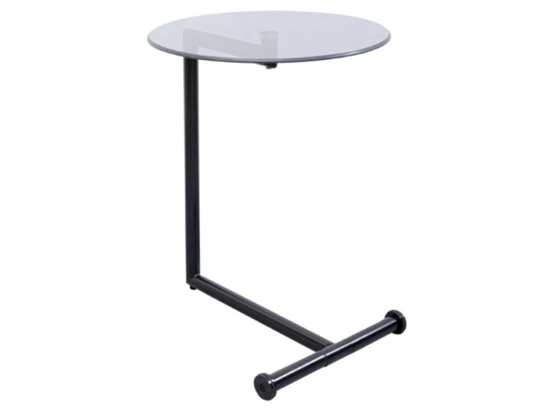 Mesa auxiliar Easy Living negro Ø46cm
