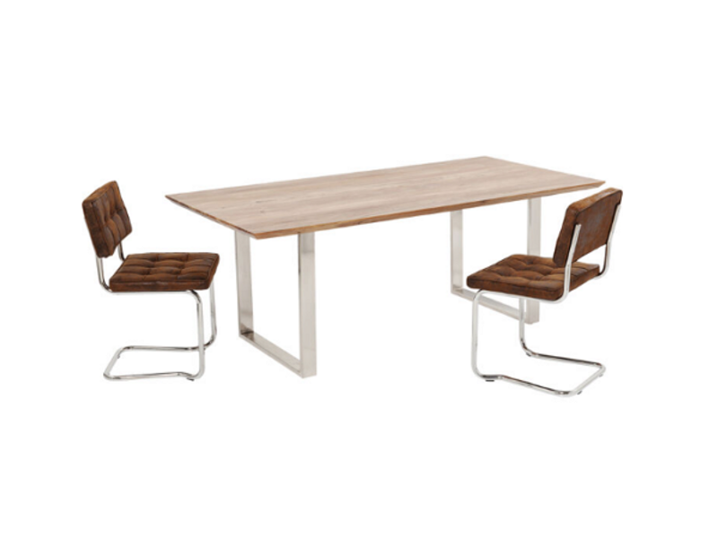 Mesa Comedor Symphony cromo 180x90