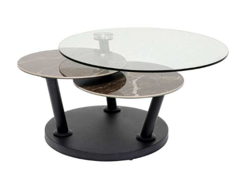Mesa centro Avignon 80 (+124)x80cm