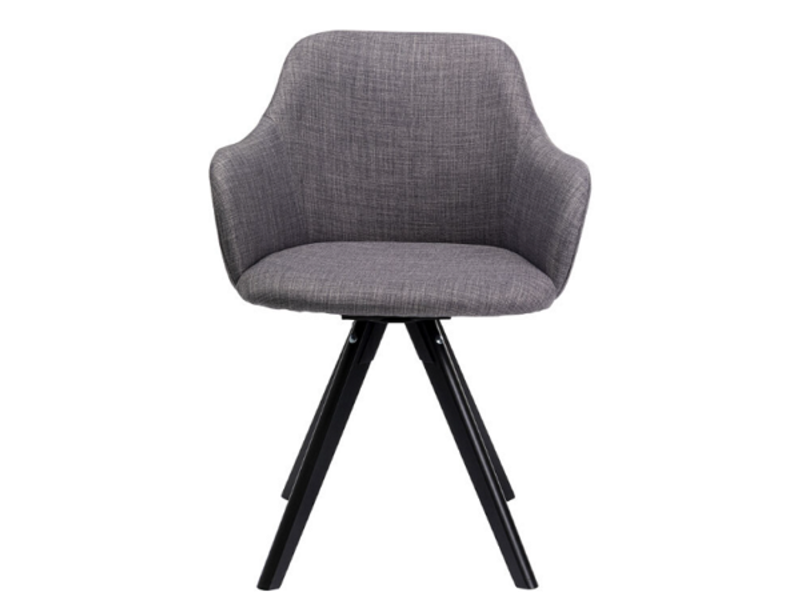 Silla giratoria Madame gris