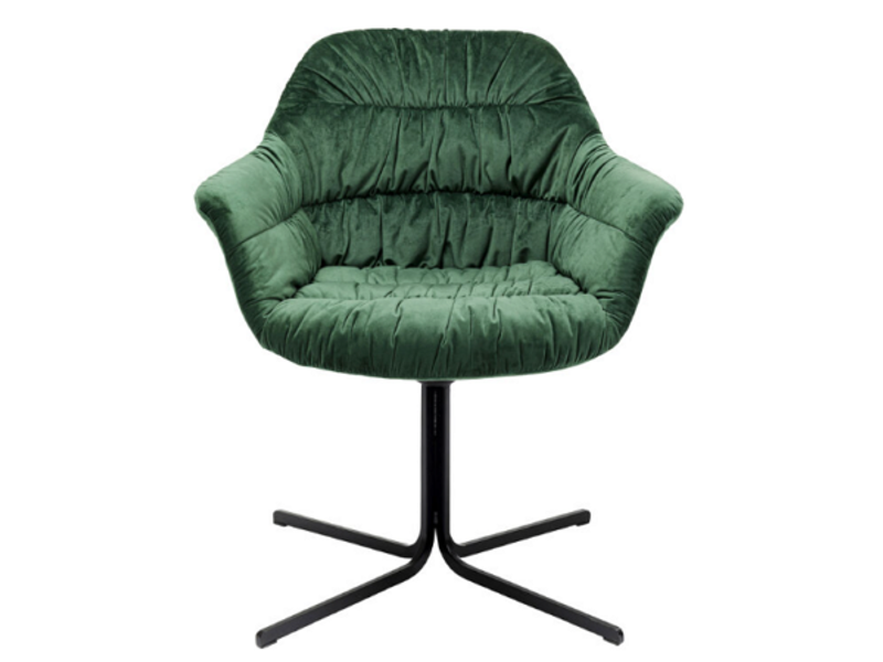 Silla giratoria Colmar verde