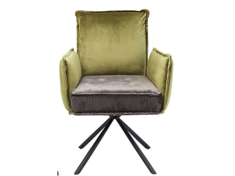 Silla reposabrazos Chelsea verde