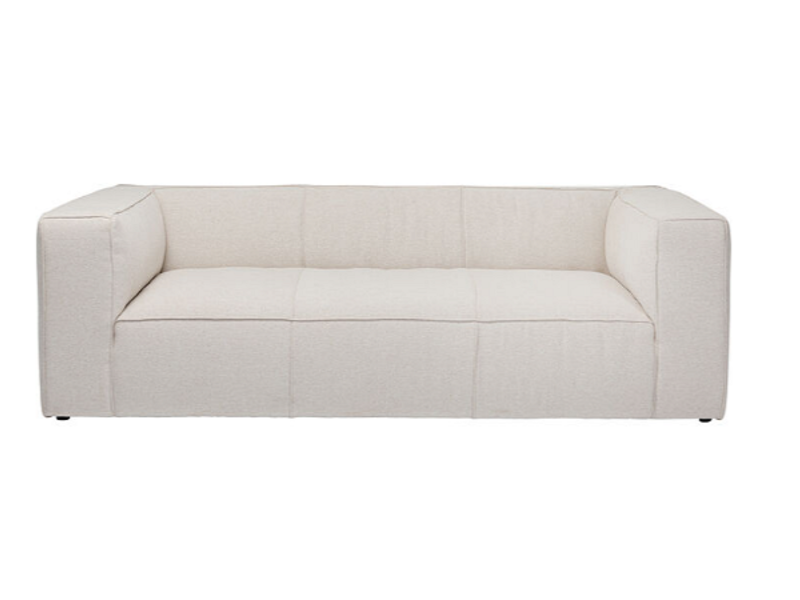 Sofá Cubetto 3 pl crema 220cm