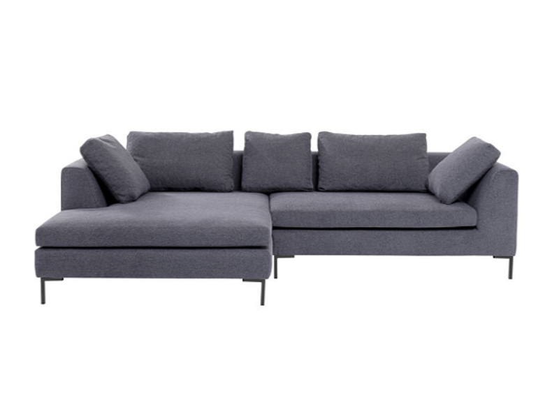 Sofá esq Gianni gris izq