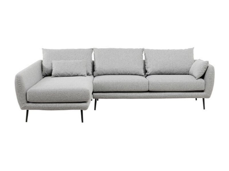 Sofá esq Amalfi izda gris 275cm
