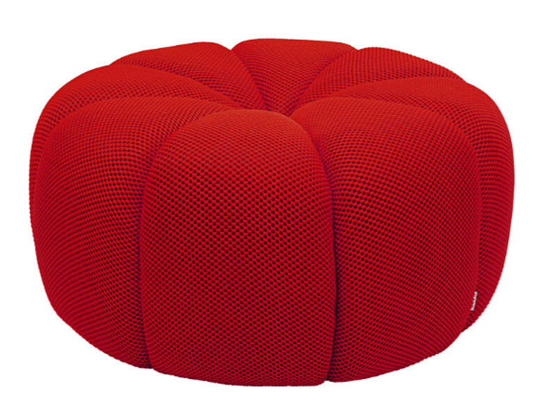 Taburete Peppo Lounge Rojo Ø80cm