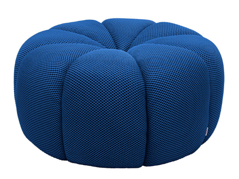 Taburete Peppo Lounge Azul Ø80cm